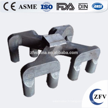 Usine prix OEM cast pan de moule/scories de joug/truie acier anode en fonderie Chine alibaba pour le recyclage de l’aluminium